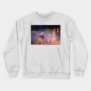 Young Asian girl dance performer on stage 2 Crewneck Sweatshirt